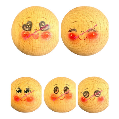 visi decorati legno 2,5 diam.