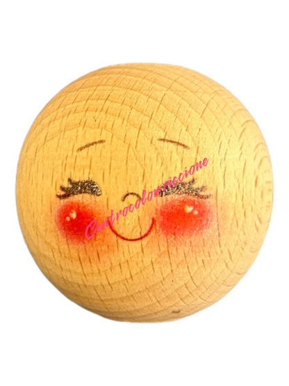 visi decorati legno 3,5 diam.