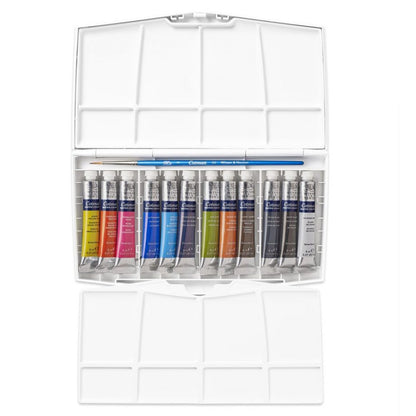 Winsor & Newton Cotman Scatola Painting Plus 12 Tubi 8ml