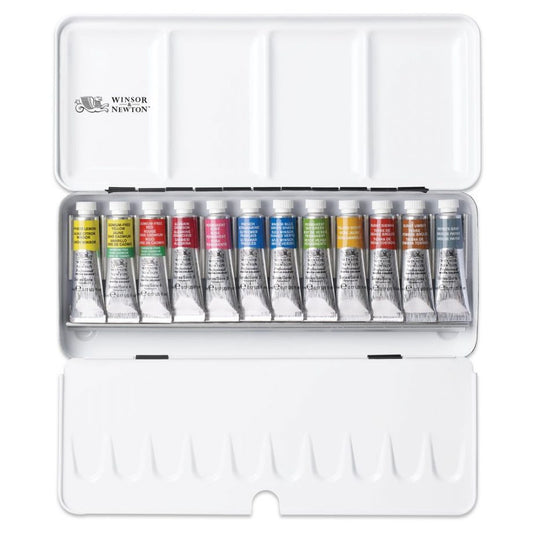 Winsor & Newton Professional Water Colour Travel Tin - 12 Tubi Da 5ml