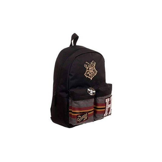 Zaino stile americano con 2 tasche frontali Harry Potter